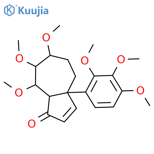 1(3aH)-Azulenone, 4,5,6,7,8,8a-hexahydro-6,7,8-trimethoxy-3a-(2,3,4-trimethoxyphenyl)-, (3aR,6R,7R,8S,8aR)-rel- structure