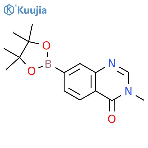 3-Methyl-7-(4,4,5,5-tetramethyl-1,3,2-dioxaborolan-2-yl)quinazolin-4-one structure