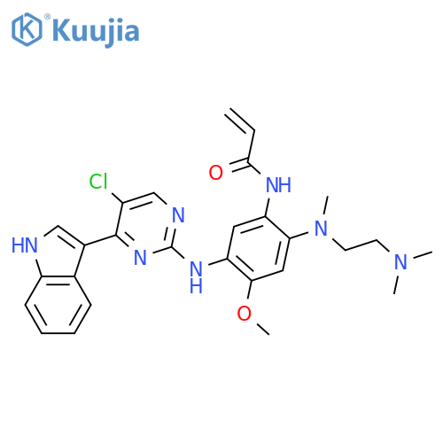 Mutant EGFR inhibitor structure