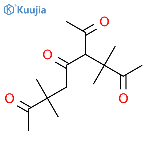 2,5,8-Nonanetrione, 4-acetyl-3,3,7,7-tetramethyl- structure