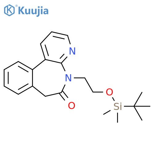 5-[2-(tert-butyl(dimethyl)silyl)oxyethyl]-7H-pyrido[2,3-d][3]benzazepin-6-one structure