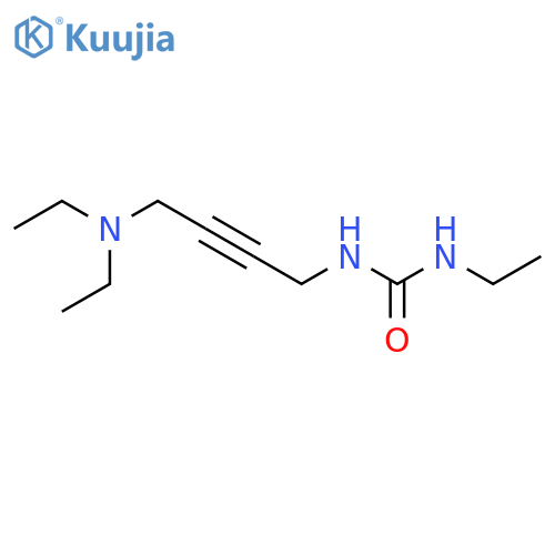 1-4-(diethylamino)but-2-yn-1-yl-3-ethylurea structure