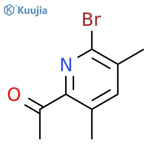 1-(6-Bromo-3,5-dimethylpyridin-2-yl)ethanone structure