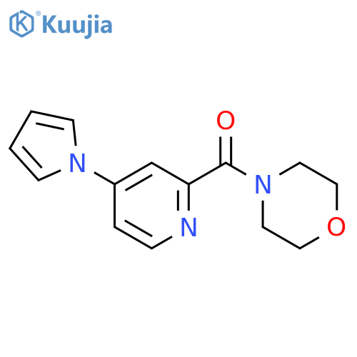 4-[4-(1H-pyrrol-1-yl)pyridine-2-carbonyl]morpholine structure