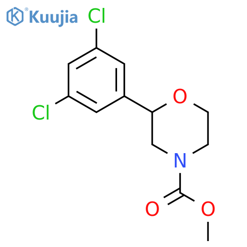 methyl 2-(3,5-dichlorophenyl)morpholine-4-carboxylate structure