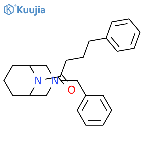 1-{3-benzyl-3,9-diazabicyclo[3.3.1]nonan-9-yl}-4-phenylbutan-1-one structure