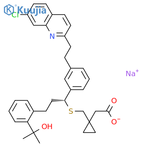 Dihydro Montelukast Sodium Salt structure