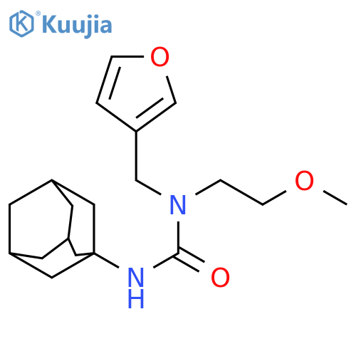 1-(adamantan-1-yl)-3-(furan-3-yl)methyl-3-(2-methoxyethyl)urea structure