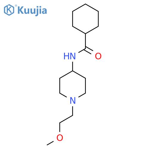 N-[1-(2-methoxyethyl)piperidin-4-yl]cyclohexanecarboxamide structure