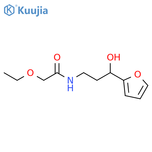 Acetamide, 2-ethoxy-N-[3-(2-furanyl)-3-hydroxypropyl]- structure