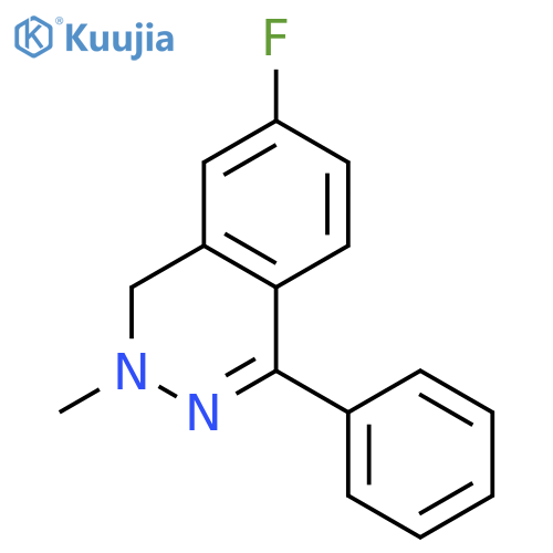 Phthalazine, 7-fluoro-1,2-dihydro-2-methyl-4-phenyl- structure