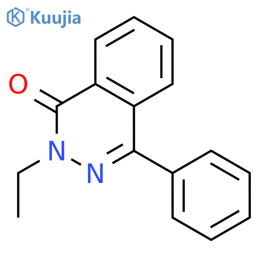 1(2H)-Phthalazinone, 2-ethyl-4-phenyl- structure