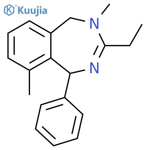 1H-2,4-Benzodiazepine, 3-ethyl-4,5-dihydro-4,9-dimethyl-1-phenyl- structure