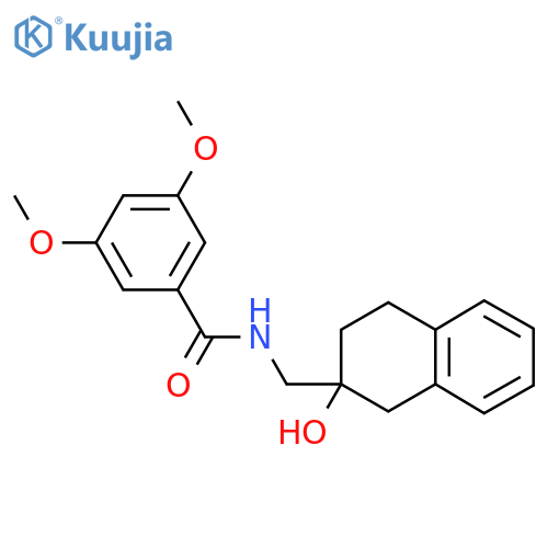 N-(2-hydroxy-1,2,3,4-tetrahydronaphthalen-2-yl)methyl-3,5-dimethoxybenzamide structure