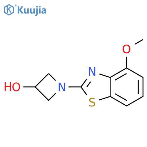1-(4-methoxy-1,3-benzothiazol-2-yl)azetidin-3-ol structure