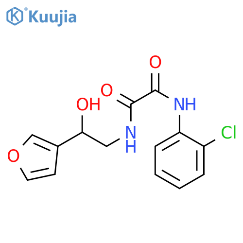 N'-(2-chlorophenyl)-N-[2-(furan-3-yl)-2-hydroxyethyl]ethanediamide structure