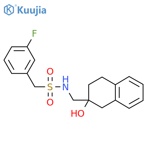 1-(3-fluorophenyl)-N-(2-hydroxy-1,2,3,4-tetrahydronaphthalen-2-yl)methylmethanesulfonamide structure