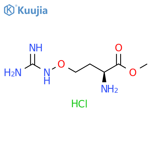 Methyl (S)-2-Amino-4-(guanidinooxy)butanoate Hydrochloride structure