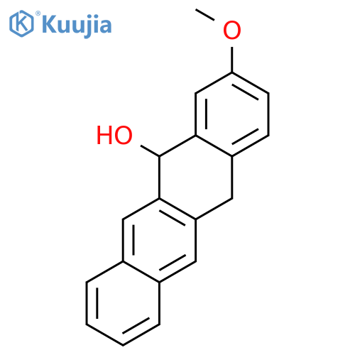 5-Naphthacenol, 5,12-dihydro-3-methoxy- structure