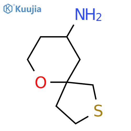 6-oxa-2-thiaspiro[4.5]decan-9-amine structure