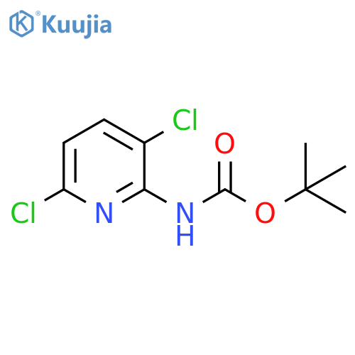 tert-butyl N-(3,6-dichloropyridin-2-yl)carbamate structure
