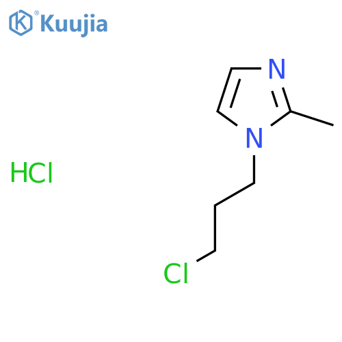 1-(3-Chloropropyl)-2-methyl-1H-imidazole hydrochloride structure