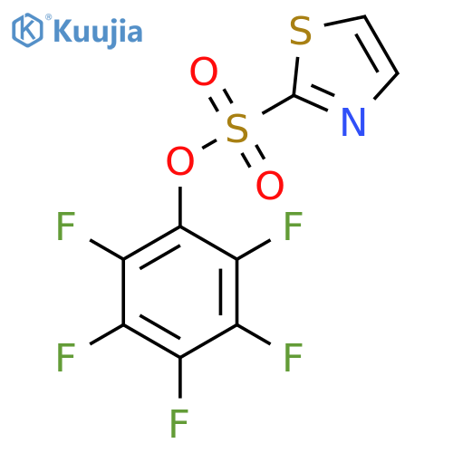 Pentafluorophenyl 1,3-thiazole-2-sulfonate structure