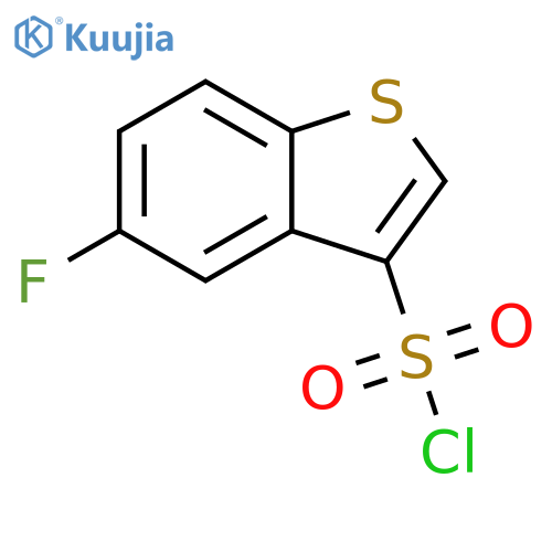 5-fluoro-1-benzothiophene-3-sulfonyl chloride structure