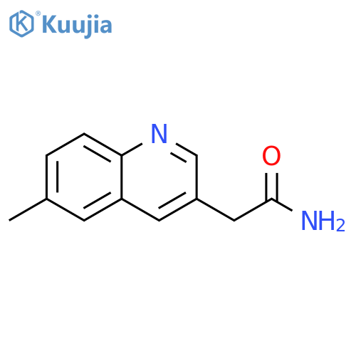 2-(6-methylquinolin-3-yl)acetamide structure