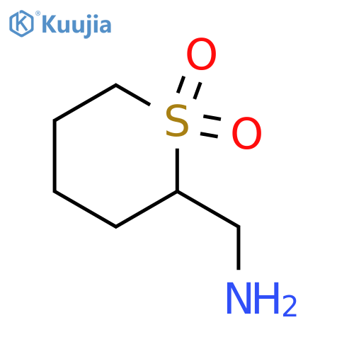 2-(aminomethyl)-1λ?-thiane-1,1-dione structure