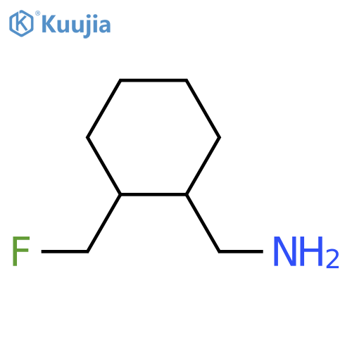 2-(fluoromethyl)cyclohexylmethanamine structure