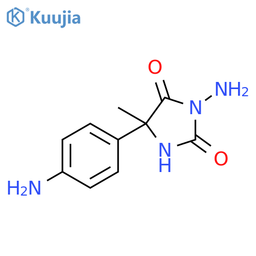 3-amino-5-(4-aminophenyl)-5-methylimidazolidine-2,4-dione structure