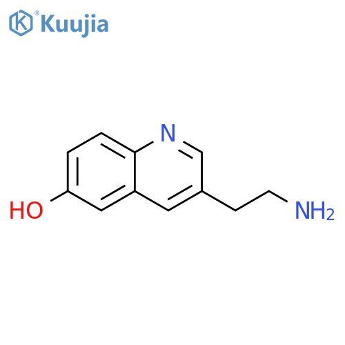 3-(2-aminoethyl)quinolin-6-ol structure