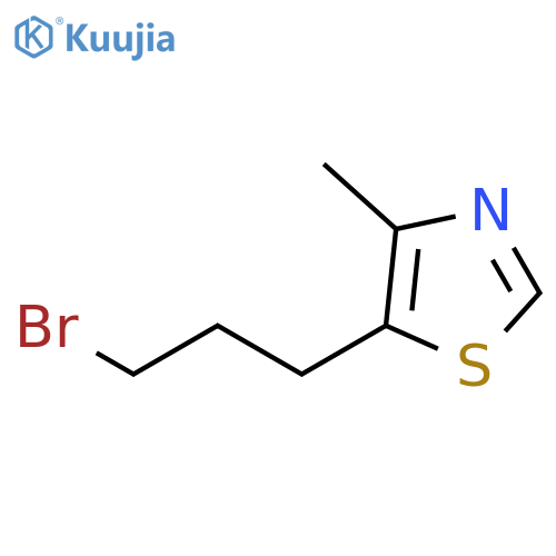 5-(3-Bromopropyl)-4-methyl-1,3-thiazole structure