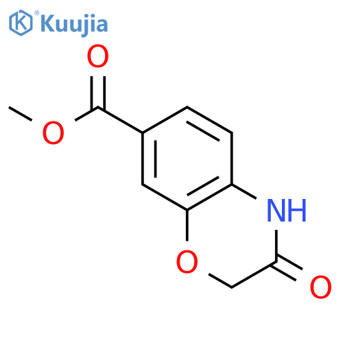 Methyl 3-oxo-3,4-dihydro-2H-1,4-benzoxazine-7-carboxylate structure
