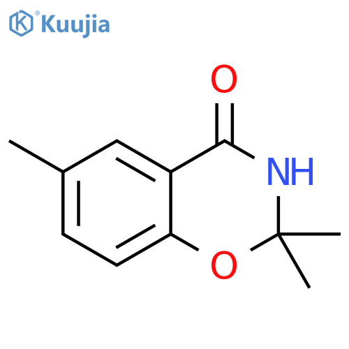 4H-1,3-Benzoxazin-4-one, 2,3-dihydro-2,2,6-trimethyl- structure