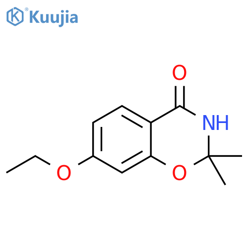 4H-1,3-Benzoxazin-4-one, 7-ethoxy-2,3-dihydro-2,2-dimethyl- structure