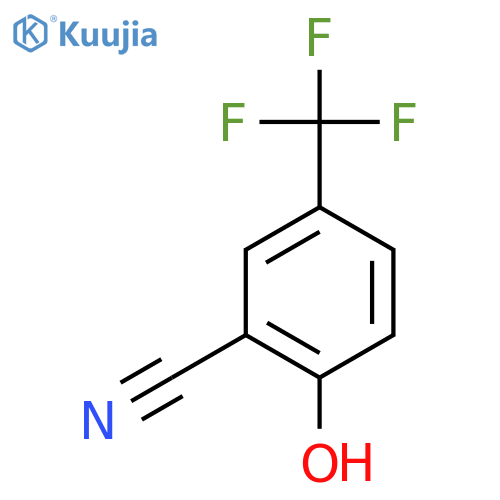 2-hydroxy-5-(trifluoromethyl)benzonitrile structure