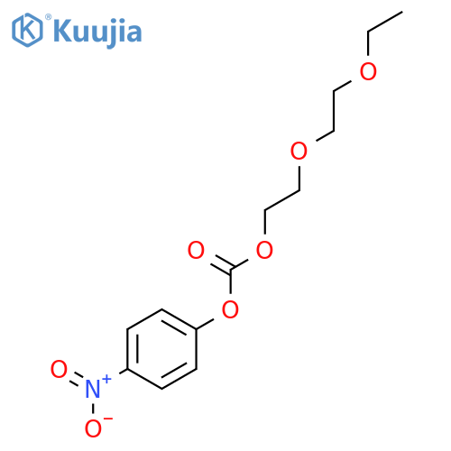 Carbonic acid, 2-(2-ethoxyethoxy)ethyl 4-nitrophenyl ester structure