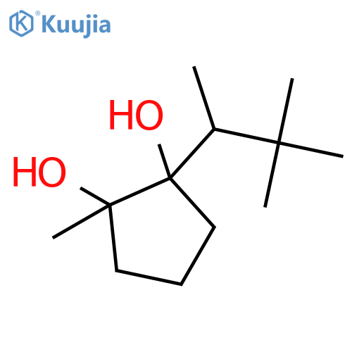 1,2-Cyclopentanediol, 1-methyl-2-(1,2,2-trimethylpropyl)- structure