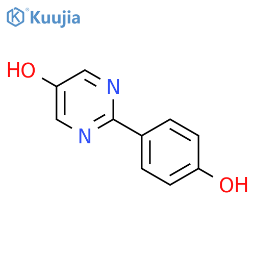 2-(4-Hydroxyphenyl)pyrimidin-5-ol structure