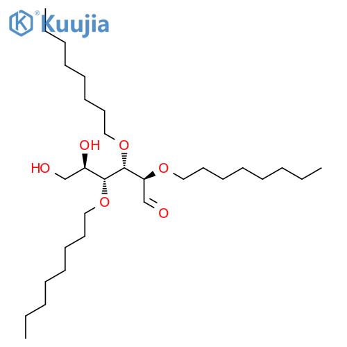 D-Glucose, tri-O-octyl- structure