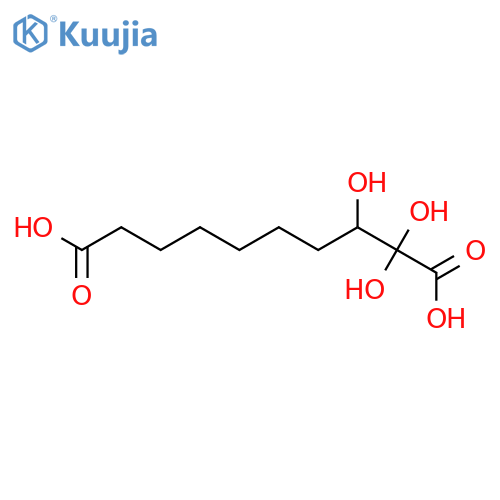 Decanedioic acid, trihydroxy- structure