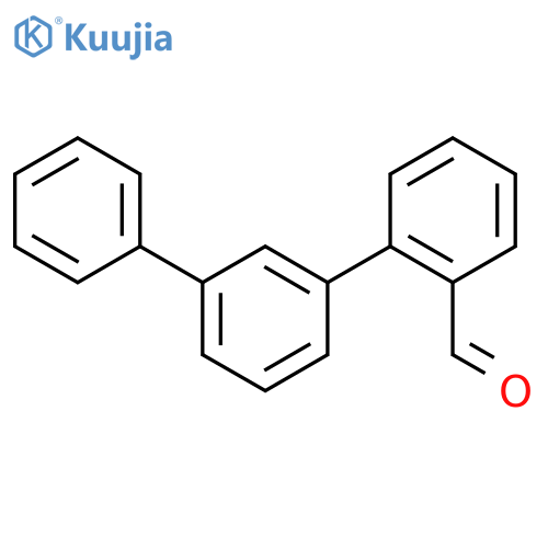 2-(3-phenylphenyl)benzaldehyde structure