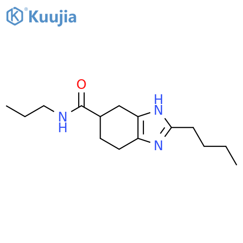 1H-Benzimidazole-5-carboxamide, 2-butyl-4,5,6,7-tetrahydro-N-propyl- structure
