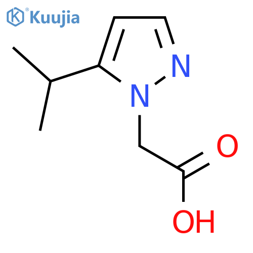 2-[5-(propan-2-yl)-1H-pyrazol-1-yl]acetic acid structure