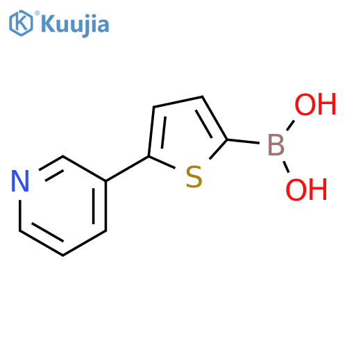 5-(Pyridin-3-yl)thiophene-2-boronic acid structure