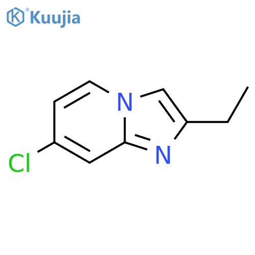7-chloro-2-ethylimidazo1,2-apyridine structure