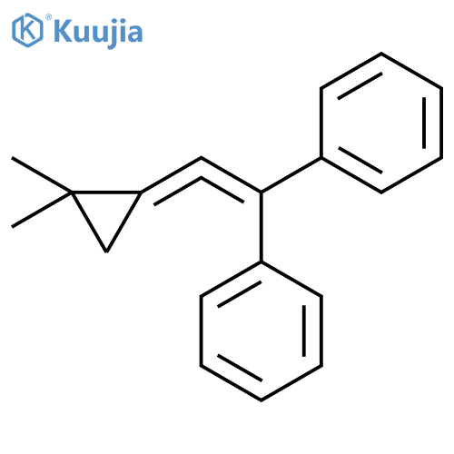 Benzene, 1,1'-[(2,2-dimethylcyclopropylidene)ethenylidene]bis- structure