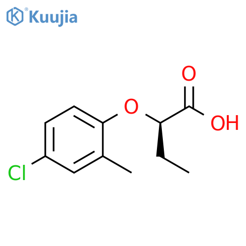 Butanoic acid, 2-(4-chloro-2-methylphenoxy)-, (R)- (9CI) structure